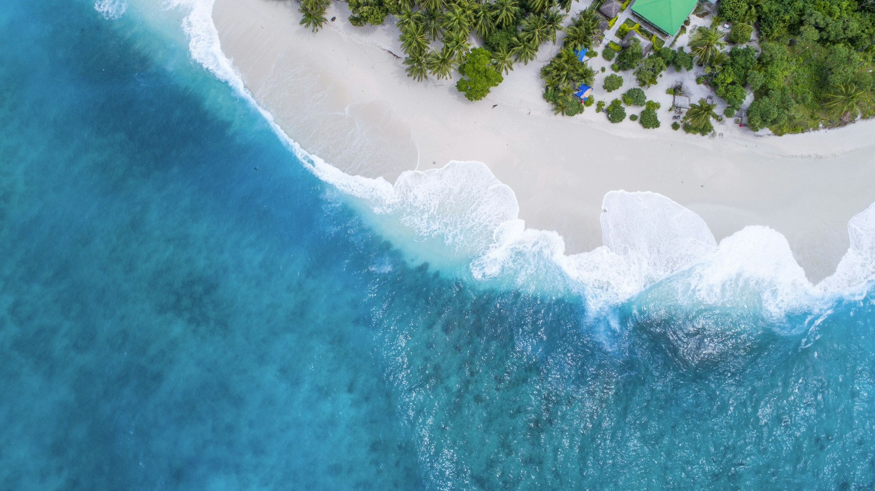 海に溶けるように広がるインフィニティプール